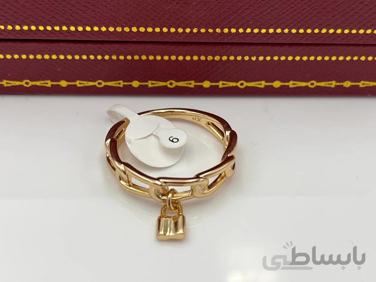 انگشتر کارتیر با قفل تیفانی ژوپینگ