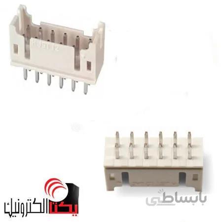 کانکتور مینیاتوری12 پین نری دوردیفه 6*2 (PHD)