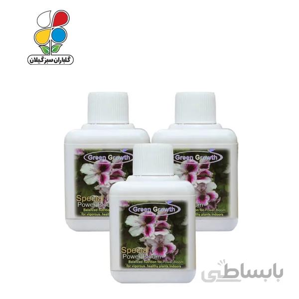 کود مایع گلدهی بوته گرین گروت بسته 3 عددی مدل GPMS11