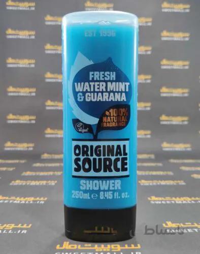 شامپو بدن اورجینال سورس 250 میلی لیتر original source-fresh water mint and guarana