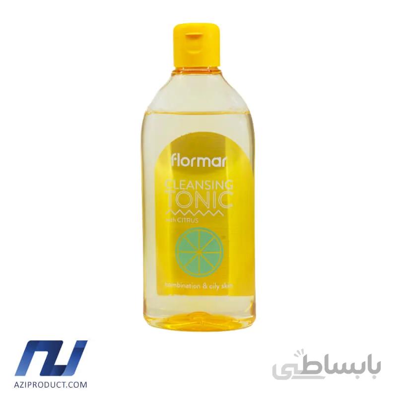 تونر پاک کننده صورت فلورمار مدل Tonic حجم 200 میل
