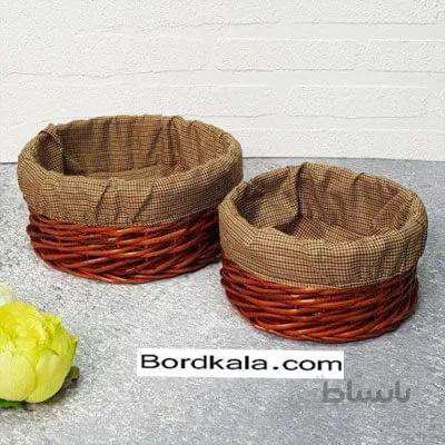 سبد حصیری بیضی