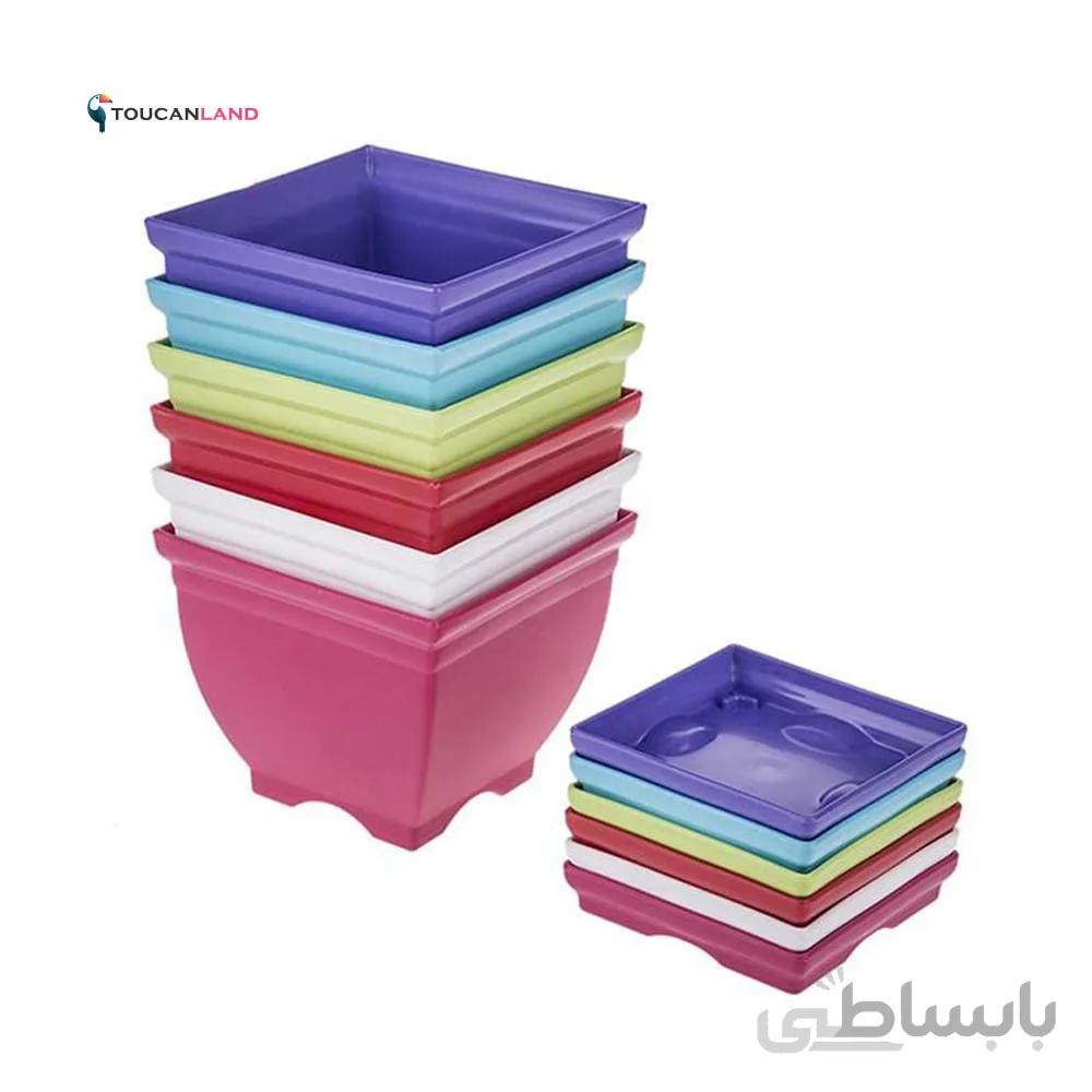 گلدان مربع 7006