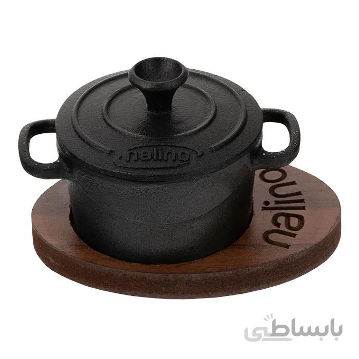 قابلمه چدن کودک سایز ۱۰ نالینو مدل Feleti