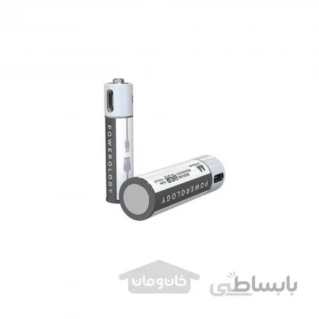 باتری قلمی AA شارژی پاورولوژی Powerology