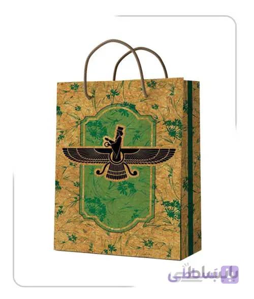 ساکدستی فانتزی با کاغذ کرافت کد10293
