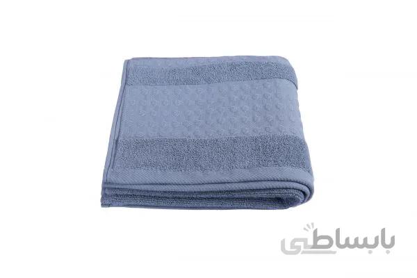 حوله دستی Bera Home طرح خالدار رنگ طوسی روشن