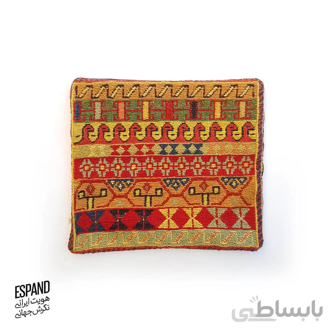 کوسن گلیم سوزنی طرح غلط