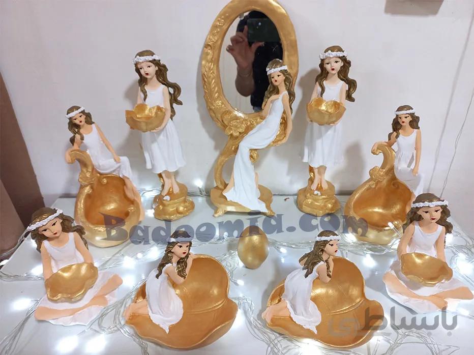 هفت سین فرشته سفید طلایی كد 2 ❤️