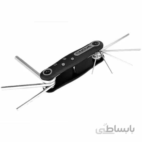 مجموعه 8 عددی آچار آلن تاشو نووا مدل NTK1141