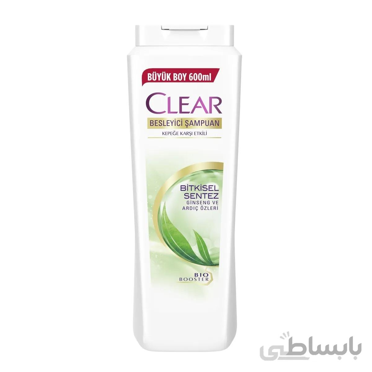 شامپو زنانه کلیرCLEAR ضد شوره حاوی ترکیب گیاهان دارویی 600 میلی لیتر