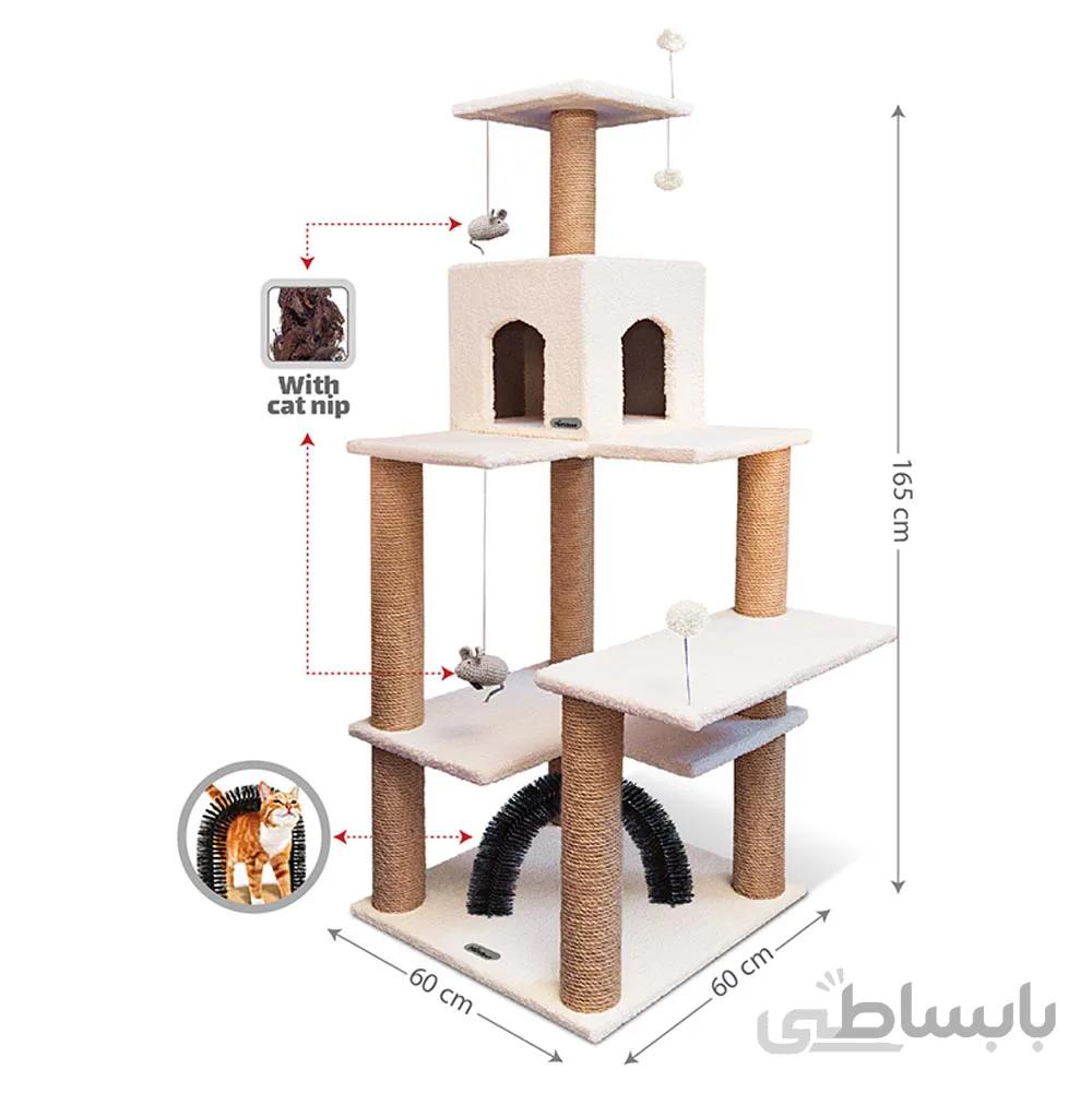 درخت گربه پنج طبقه نیناپت کد X ا Ninapet Cat Tree Code X