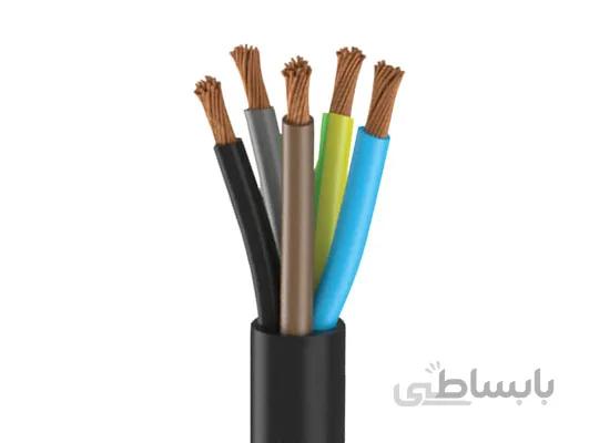 کابل افشان پنج رشته سیمیا (6*5*حلقه 100 متری)