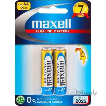 باتری قلمی مکسل مدل Alkaline بسته 2 عددی ا Maxell Alkaline AA Battery Pack Of 2