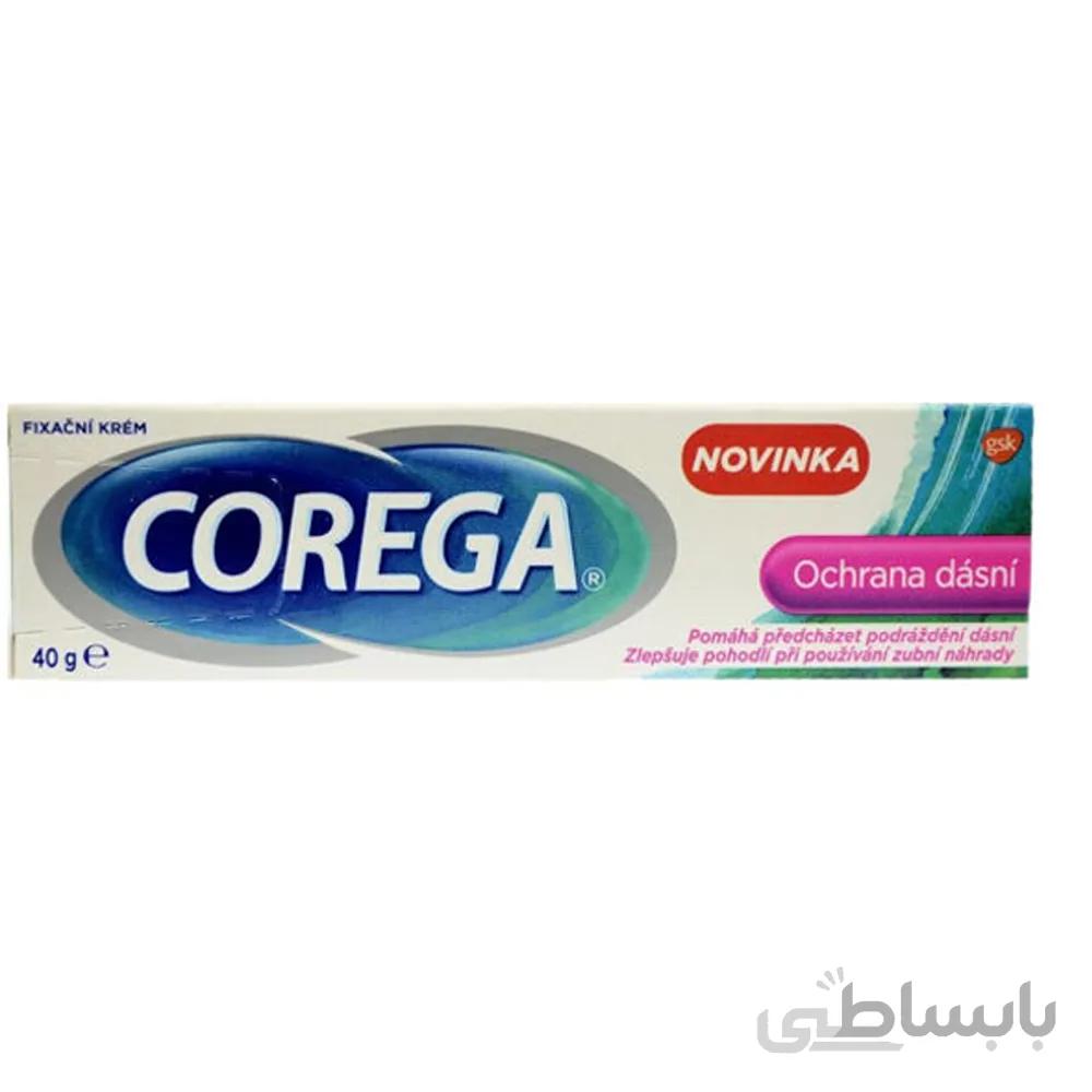 چسب دندان مصنوعی سوپر کورگا با حجم 40 گرم ا Corega Gum Protection Denture Fixation Cream 40g
