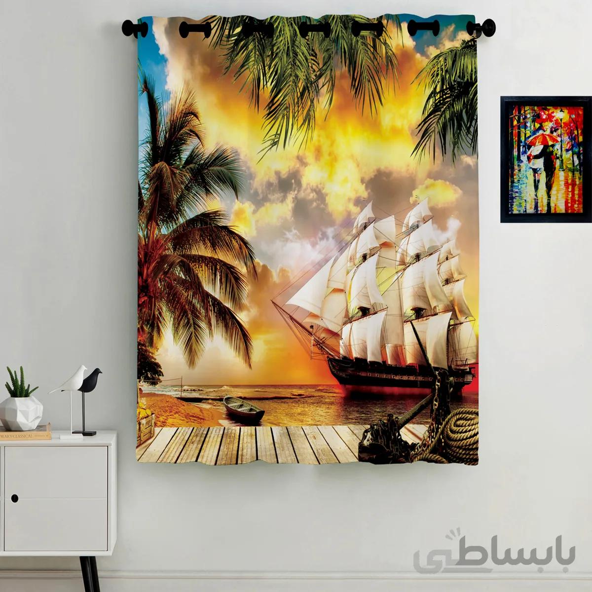 پرده مخمل رنس مدل C4-50315