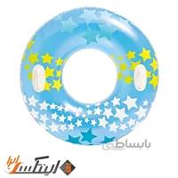 حلقه شنا بادی ستاره دار آبی Intex 59256 ا Intex 59256