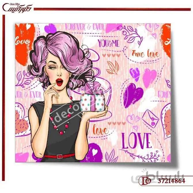 پوستر دیواری آرایشگاه زنانه 4864 ا Hairdresser wall poster 4864