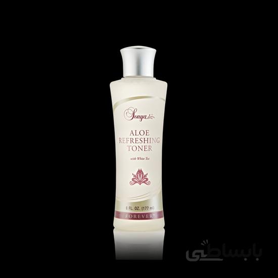آلوئه رفرشینگ تونر سونیا با عصاره چای سفید فوراور 279 FOREVER