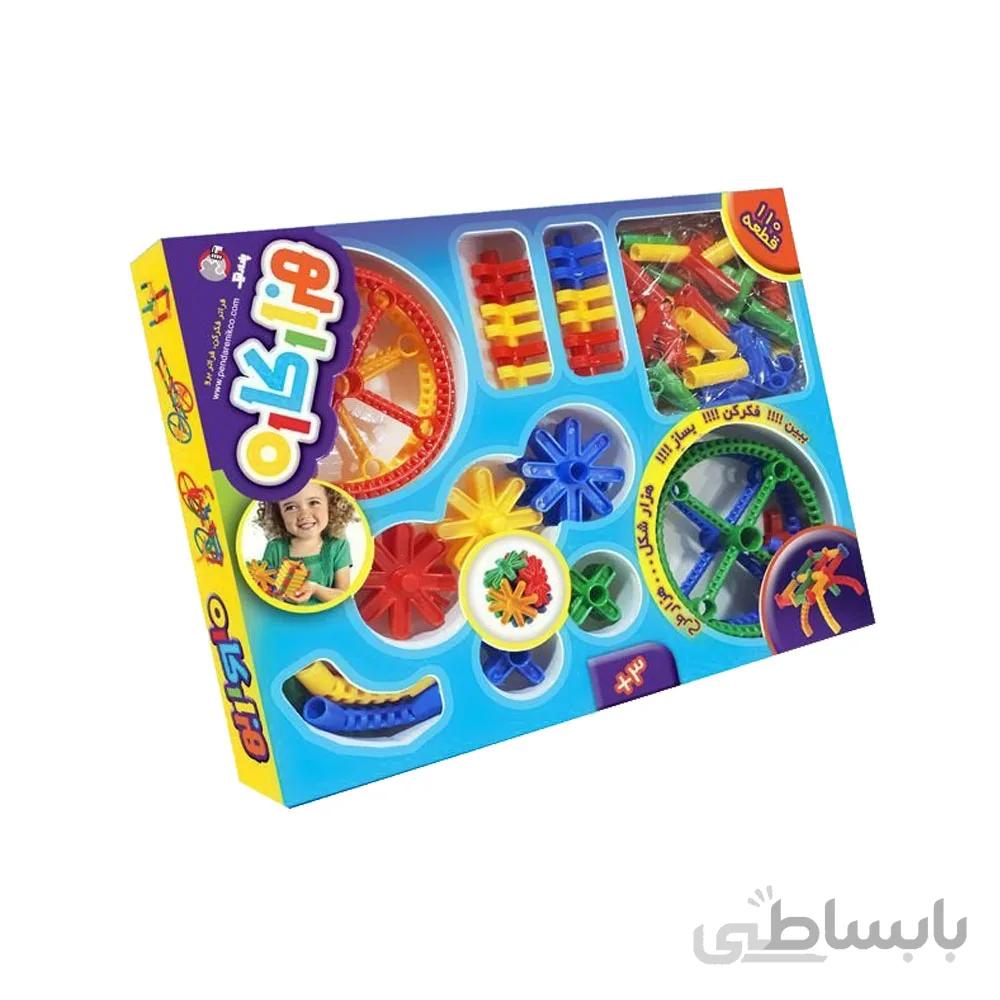 بازی اموزشی هزار کاره 110 قطعه جعبه ای پندار نیک