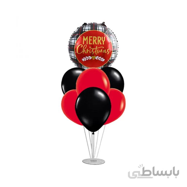 استند بادکنک 7 شاخه کریسمس مدل STA304