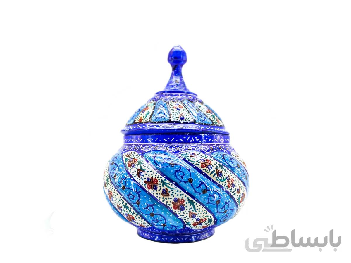 قندان میناکاری مسی اصفهان