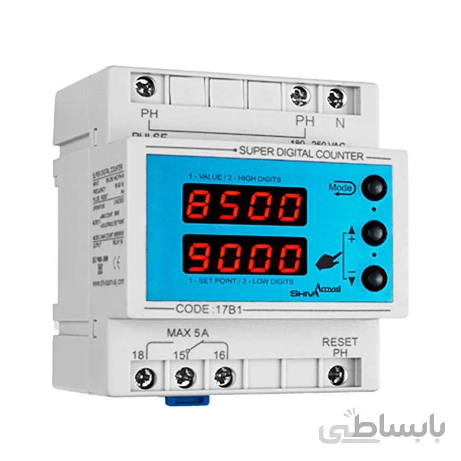 ساعت کار (شمارنده) دیجیتال شیوا امواج ا SUPER DIGITAL TIMER SWITCH / COUNTER SHIVA AMVAJ