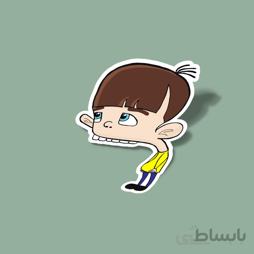 استیکر دندون خرگوشی