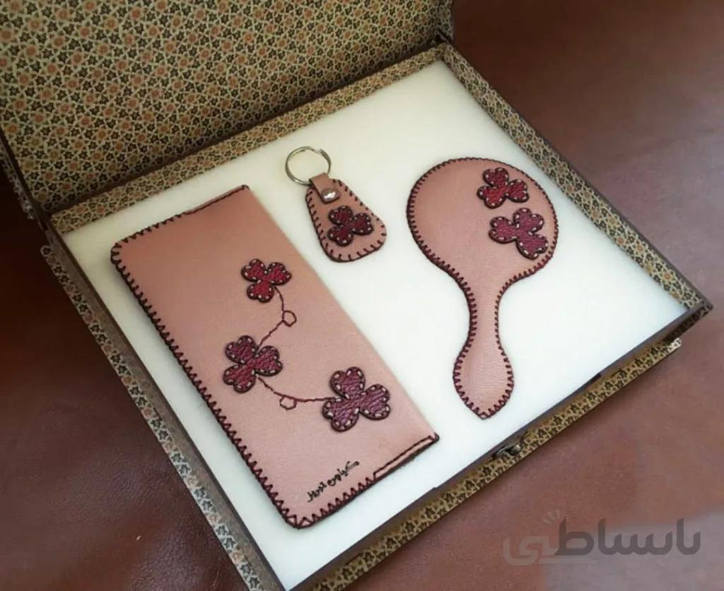 ست هدیه چرمی زنانه