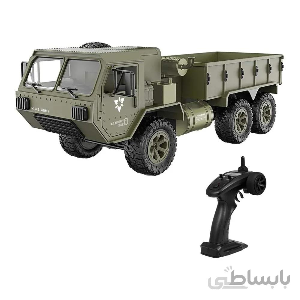 ماشین اسباب بازی کنترلی شارژی آفرود مدل GoolRC Fayee RC Military Truck, 2.4GHz