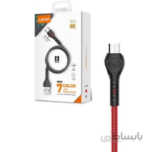 کابل تبدیل USB به microUSB الدینیو کنفی مدل LS481 به طول 1 متر