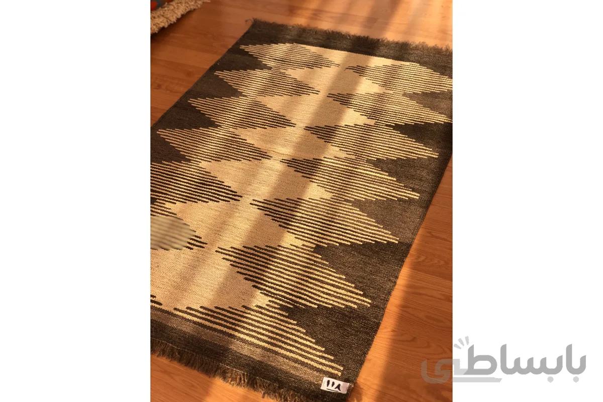 گلیم دستباف خودرنگ 0118J ا handmade kilim