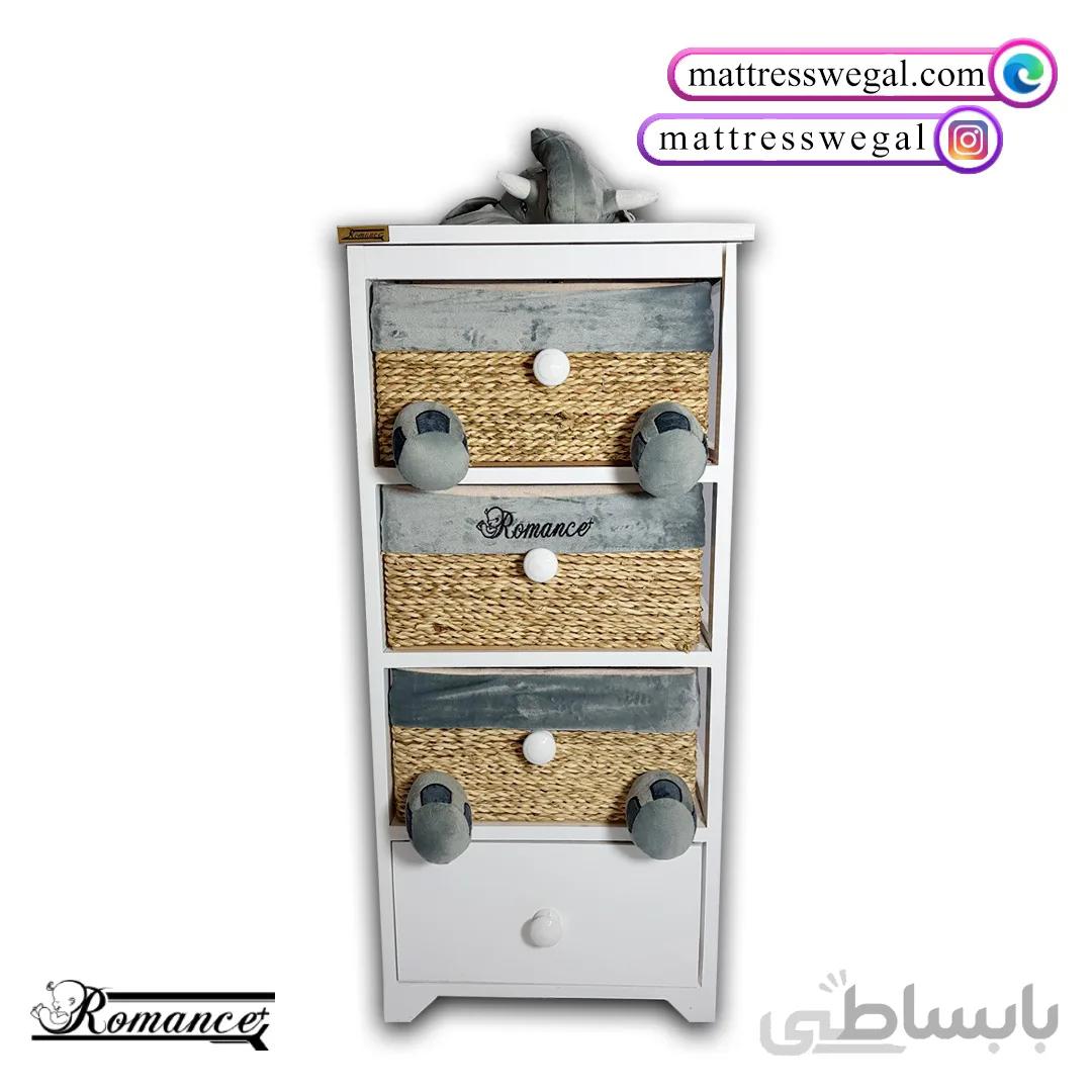 دراور چوبی اتاق کودک مدل فیل رومنس