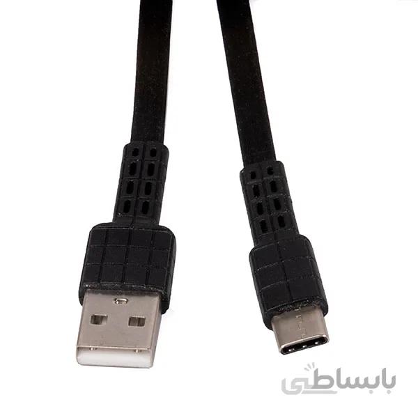 کابل تبدیل USB به USB Type-c ریمکس به طول 1 متر