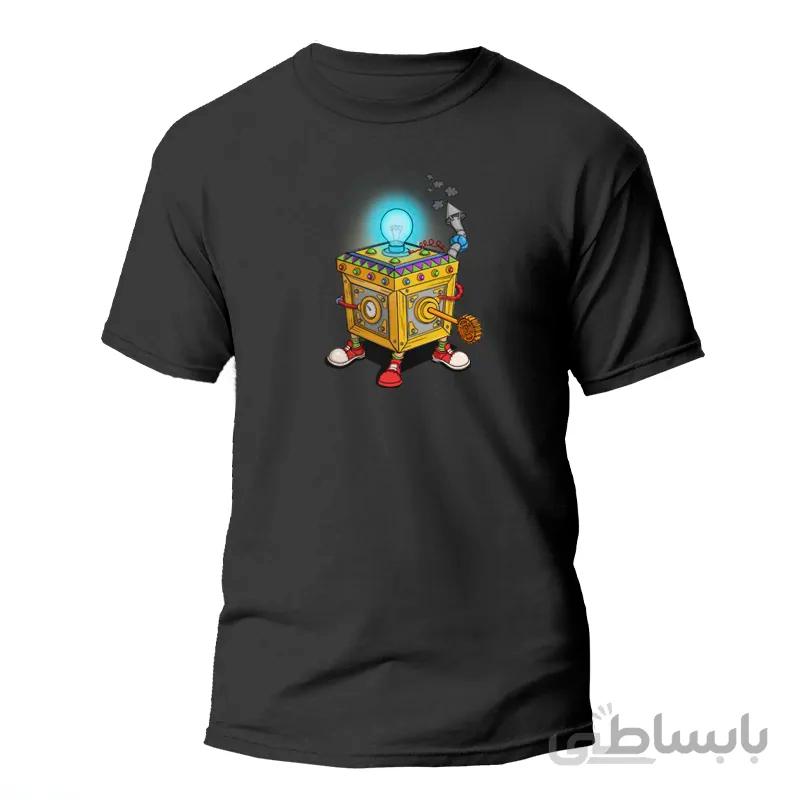 تیشرت طرح گرافیکی جعبه جادویی بخار steam box