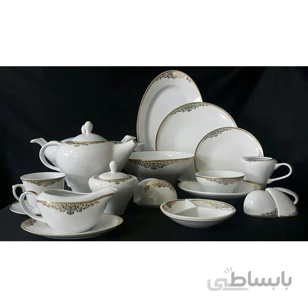 سرویس غذاخوری 30 پارچه ( 6 نفره ) چینی پردیس مدل مرسیا کد 234