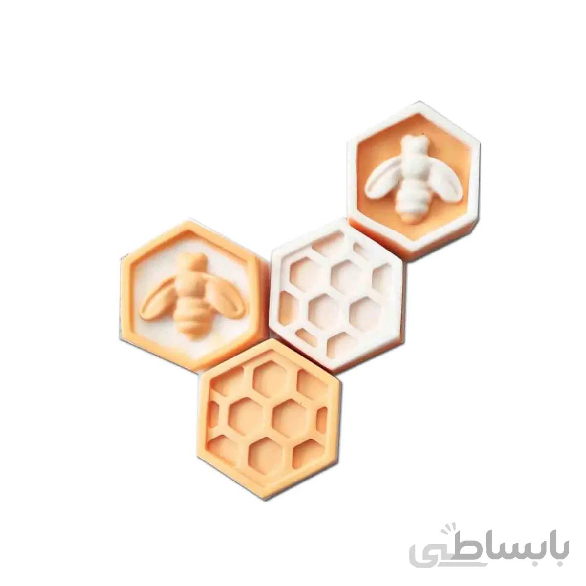 صابون دستساز طرح لانه زنبوری