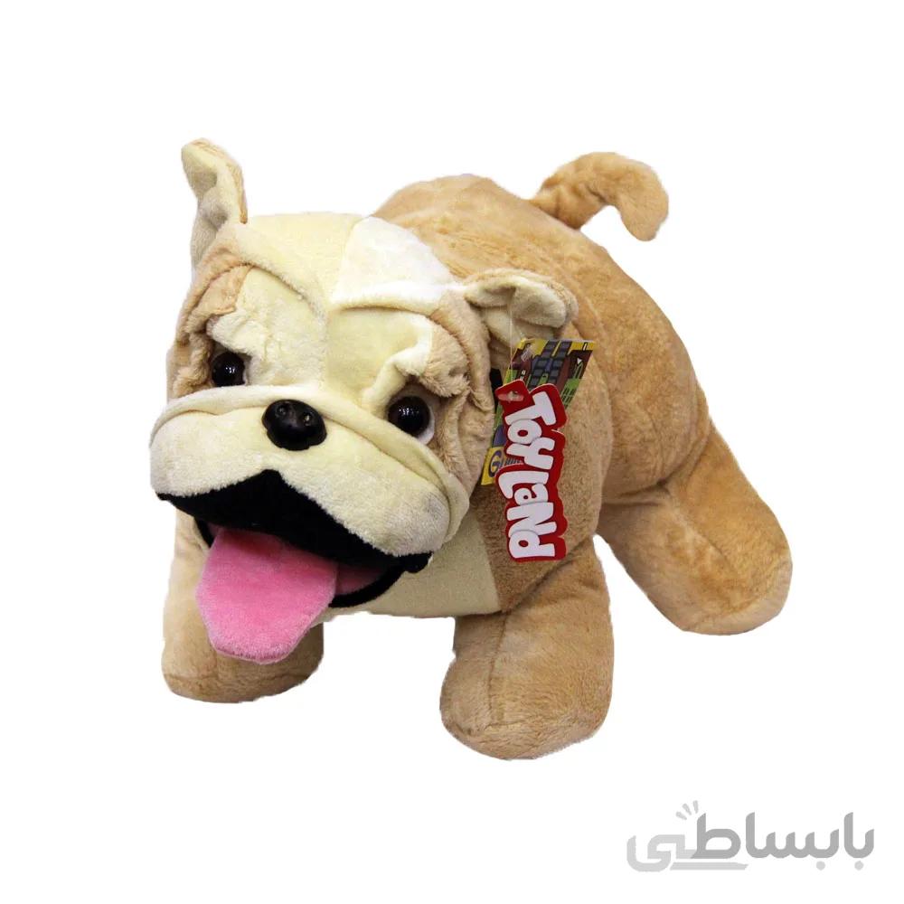 عروسک سگ بولداگ gulliver سایز 30 سانتیمتر