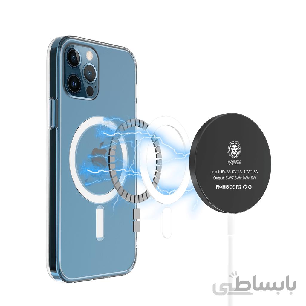 قاب شفاف ایفون 12/12 پرو Anti Shock گرین لاین