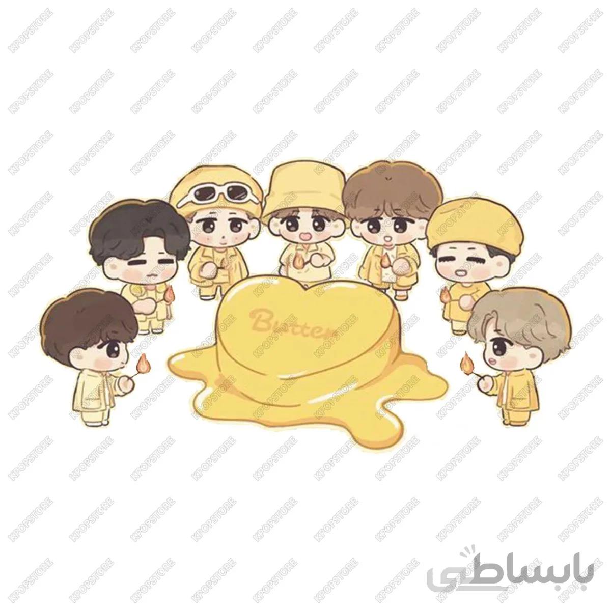 استیکر bts butter کد 111170