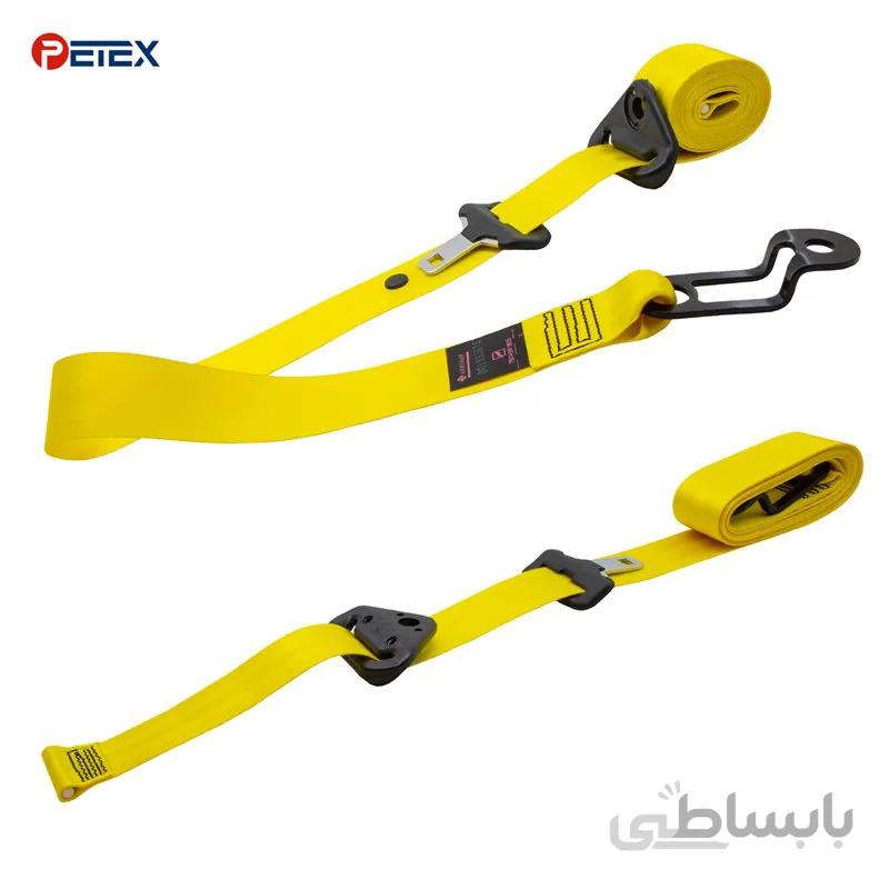 نوار کمربند ایمنی تکمیل شده جلو پژو ۲۰۶ ، پژو ۲۰۷ و رانا رنگ زرد بسته ۲ عددی