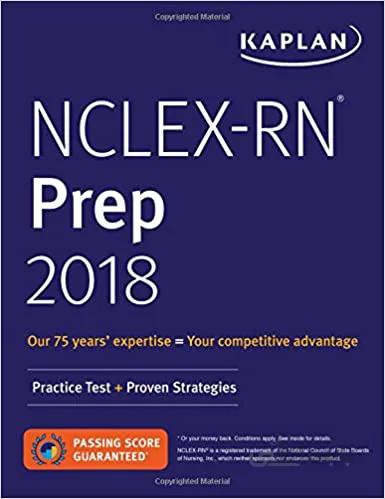 دانلود کتاب NCLEX-RN Prep 2018: Practice Test + Proven Strategies (Kaplan Test Prep) - Original PDF