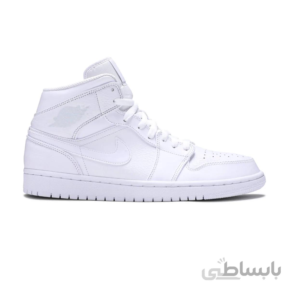 کتونی زنانه نایک ایر جردن 1 nike air jordan 1 high triple white