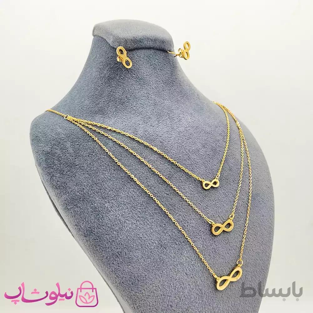نیم ست دخترانه طرح بی نهایت