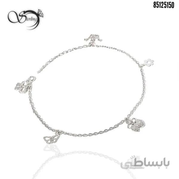پابند نقره زنانه لنگر
