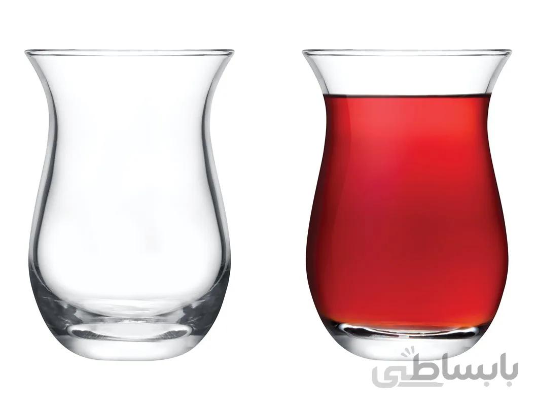 استکان مدل Alleffra بسته 6 عددی مادام کوکو