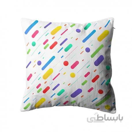 کوسن خط و دایره رنگ