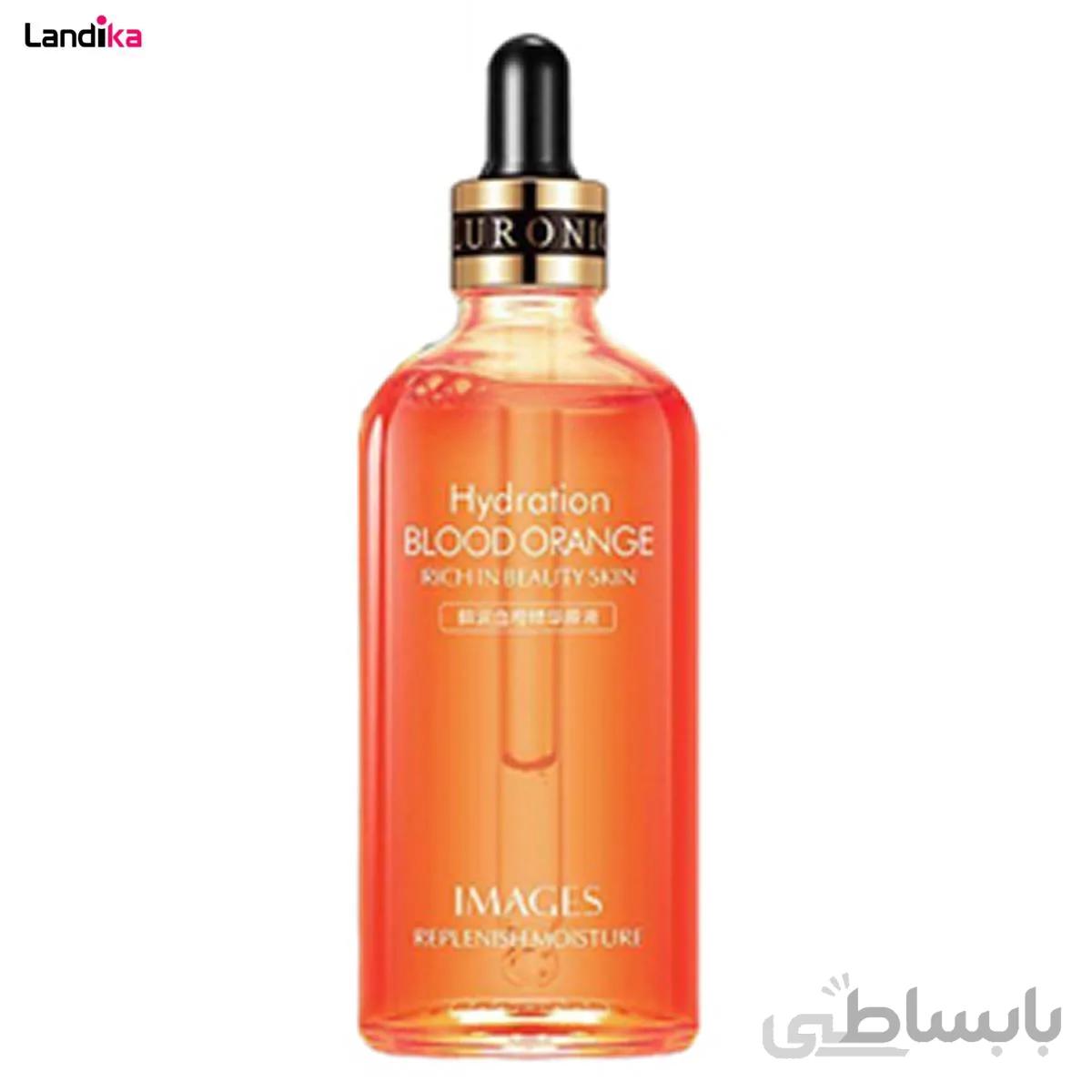 سرم صورت مرطوب کننده و تقویت کننده پرتقال خونی ایمیجز ا Images Hydration Blood Orange Serum Mask Essence 100ml