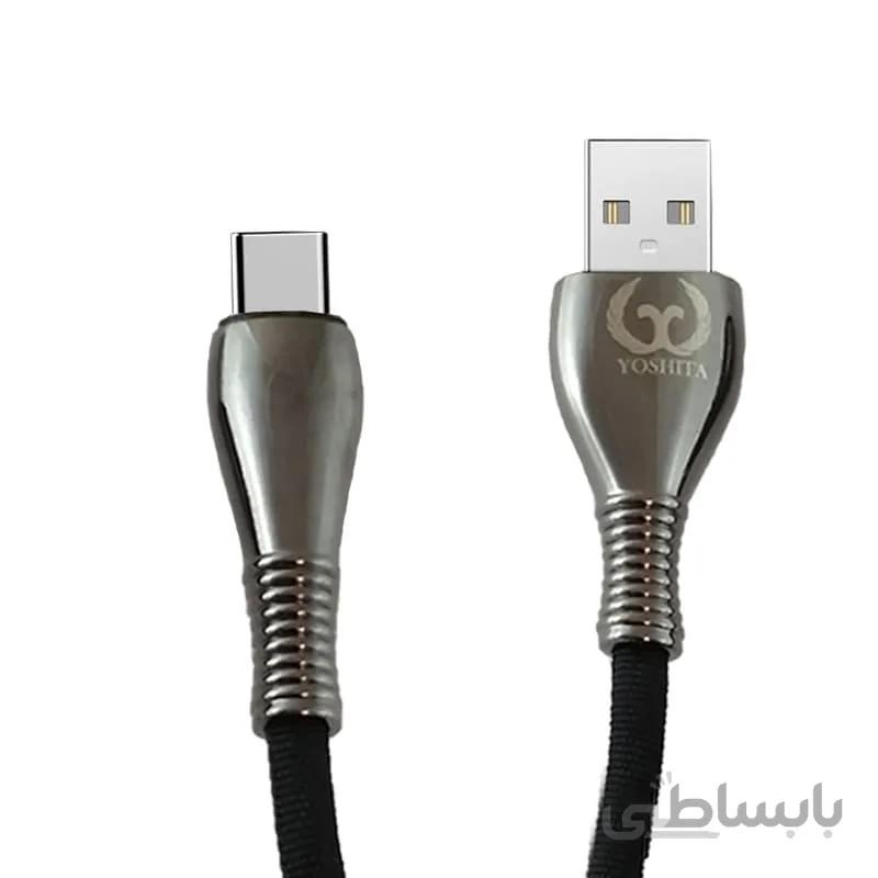 کابل تبدیل USB به USB-C یوشیتا مدل DK-A52 کد 673 طول 1 متر