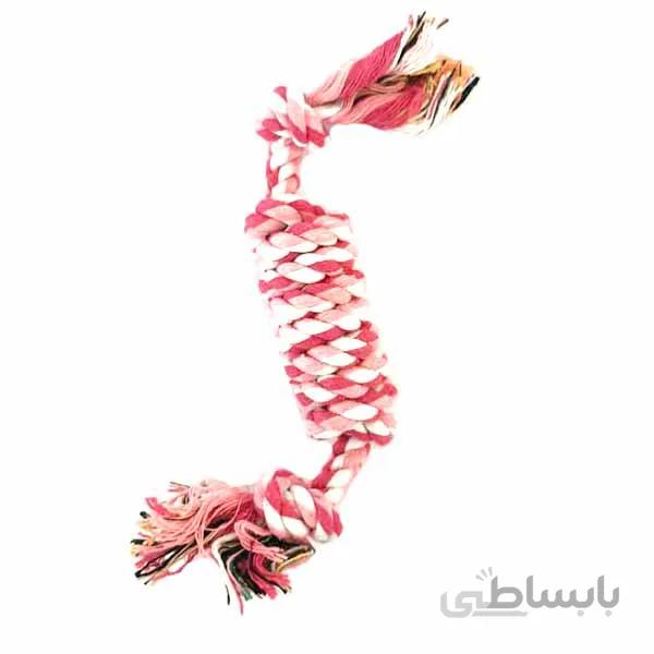 اسباب بازی کنفی سگ مدل طناب سایز کوچک پینکی پت
